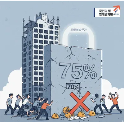 조합설립 동의율 75% → 70% 하향 추진, 도시 재생의 새로운 변곡점인가?