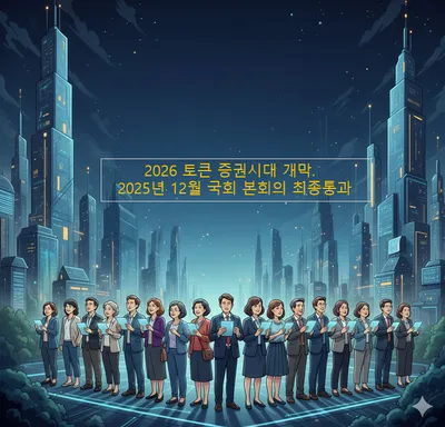 [경제 포커스] 2026년, 토큰 증권 시대 개막… ‘투자의 민주화’ 본격화