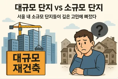 [재개발 이슈진단] 도심 '주택 속도전'의 역설: 소규모 재건축, 재개발 현실의 벽을 넘을 해법은?