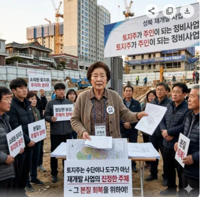 [심층 기획] 토지주는 수단이나 도구가 아닌 재개발 사업의 진정한 주체 - 그본질 회복을 위하여!