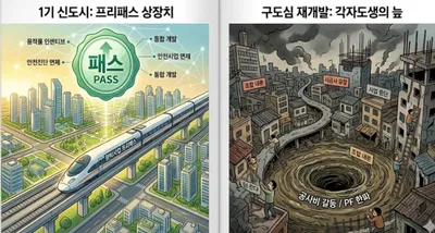 [최종엽의 시사평론] 구도심의 비명과 대비되는 1기 신도시  재건축