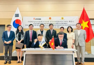 전국기자협회(최종엽 회장), 베트남 부호 대사 참관한 양국 미디어 분야 MOU 체결