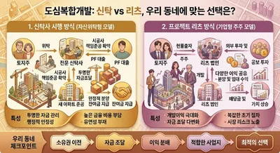 도심복합개발의 새로운 대안, '신탁 vs 리츠' 심층 분석