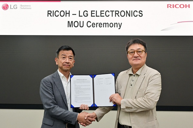 “글로벌 오피스 솔루션 기업 리코(Ricoh)와 맞손” LG전자, 글로벌 B2B 경쟁력 확대한다 “글로벌 오피스 솔루션 기업 리코(Ricoh)와 맞손” LG전자, 글로벌 B2B 경쟁력 확대한다