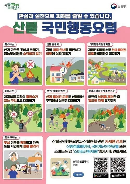 산불 나기 쉬운 3월…입산 때 라이터 소지 금물! 산불 나기 쉬운 3월…입산 때 라이터 소지 금물!