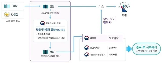 마약류 단순 투약사범, ‘치료-재활 조건’ 기소유예 확대 마약류 단순 투약사범, ‘치료-재활 조건’ 기소유예 확대
