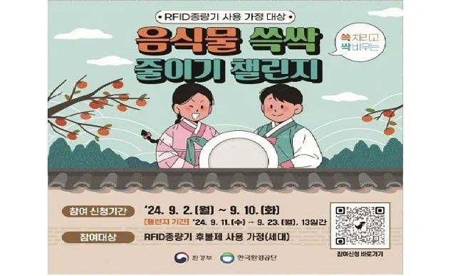 추석 음식물쓰레기 줄이고 ‘1만 원 상품권’도 받고~ 추석 음식물쓰레기 줄이고 ‘1만 원 상품권’도 받고~