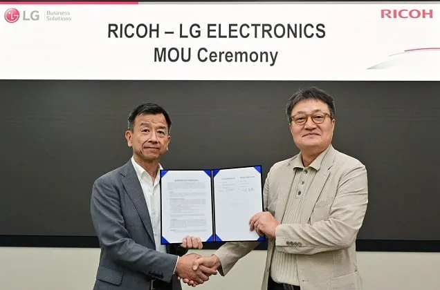 “글로벌 오피스 솔루션 기업 리코(Ricoh)와 맞손” LG전자, 글로벌 B2B 경쟁력 확대한다 “글로벌 오피스 솔루션 기업 리코(Ricoh)와 맞손” LG전자, 글로벌 B2B 경쟁력 확대한다